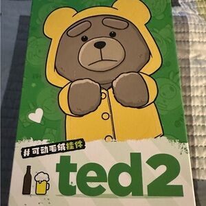 POP MART - Ted2 Teddy Bear Action Plush Pendant – Single Blind Box